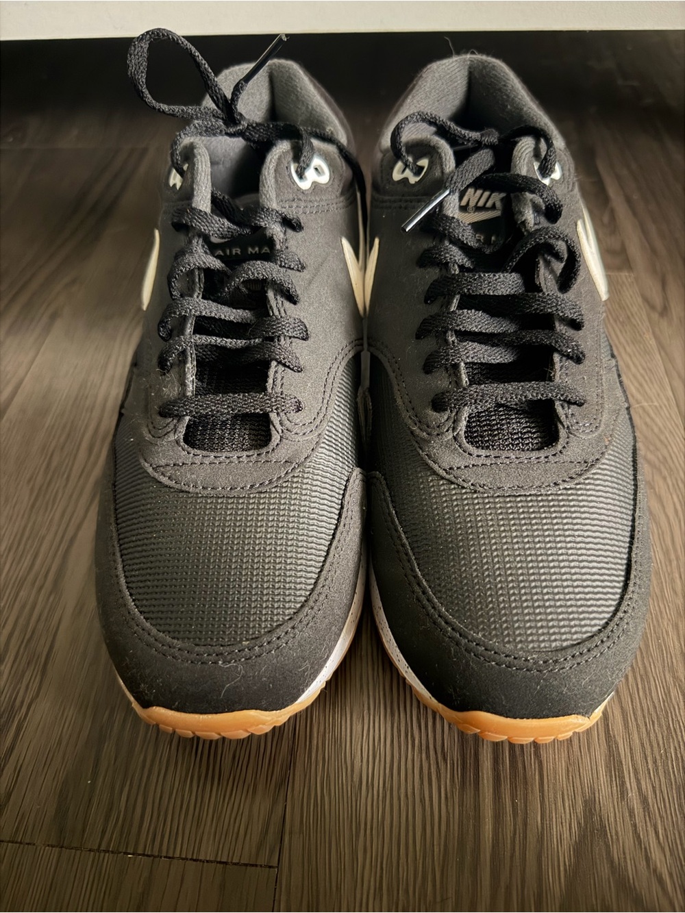 Nike Women’s Black Sneakers with Gum Outsole